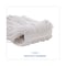 Unisan Cut-End Wet Mop, White, Rayon, PK12, 224R 224R - alternate 6